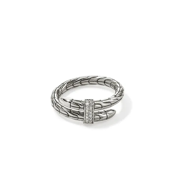 John Hardy Spear Single Coil Diamond Ring Cornell's Jewelers Rochester, NY