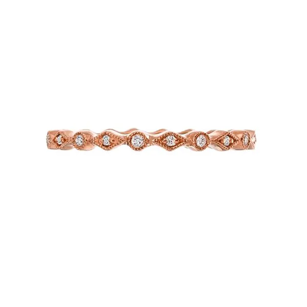Rose Gold Isabella Dimaond Band Cornell's Jewelers Rochester, NY