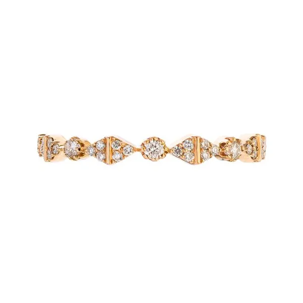 Rose Gold Rosee White Diamond Band Cornell's Jewelers Rochester, NY