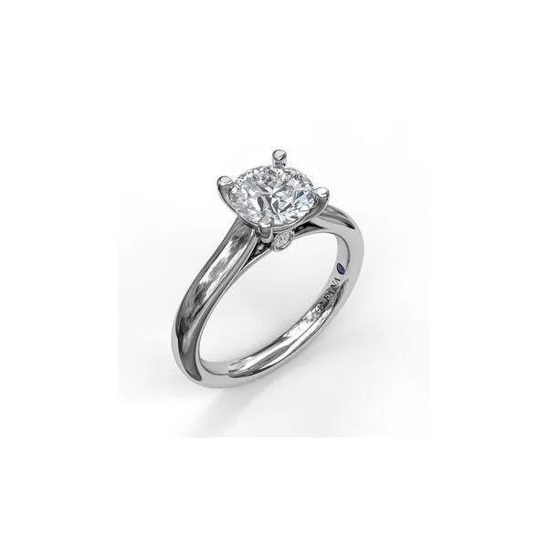 Fana Classic Solitaire With Peek A Boo Diamond Cornell's Jewelers Rochester, NY