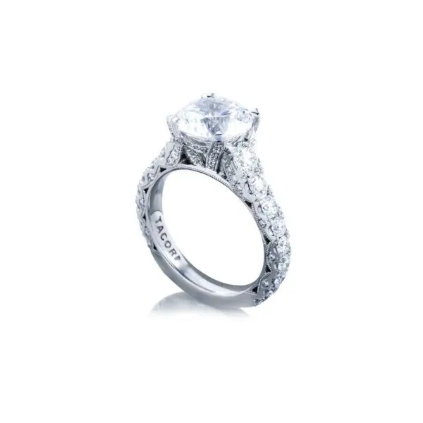 Tacori Petite Crescent RoyalT Engagement Ring Cornell's Jewelers Rochester, NY