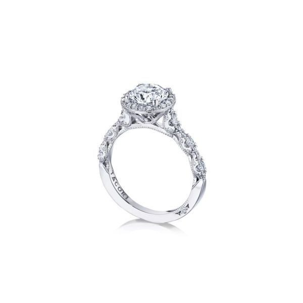 Tacori Round Bloom Engagement Ring Cornell's Jewelers Rochester, NY