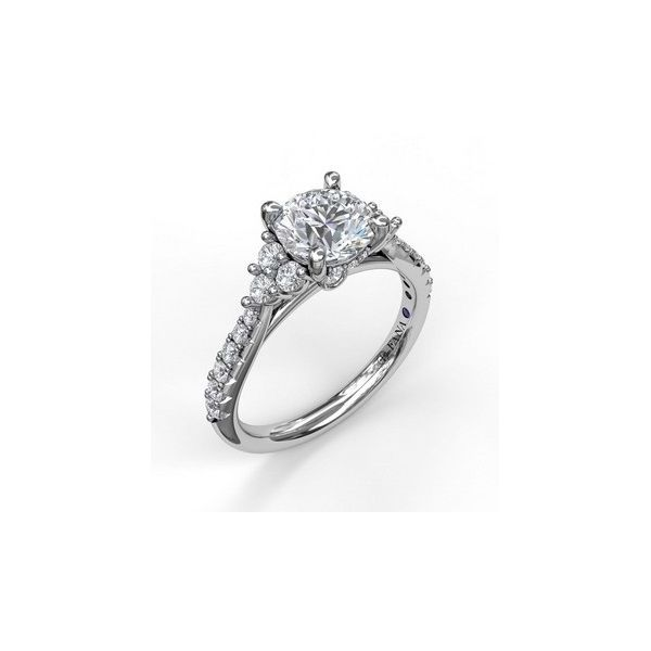 Fana Modern Three Stone Engagement Ring Cornell's Jewelers Rochester, NY