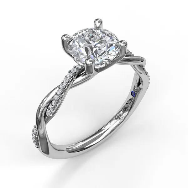 Fana Gold And Diamond Twist Engagement Ring Cornell's Jewelers Rochester, NY