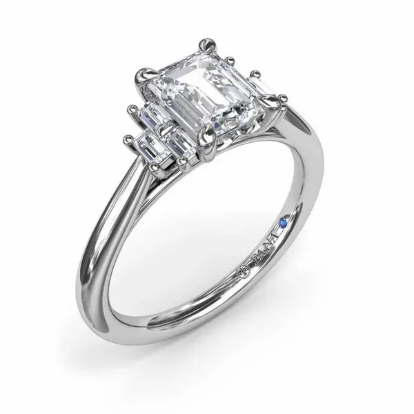 Fana Cluster Diamond Engagement Ring Cornell's Jewelers Rochester, NY