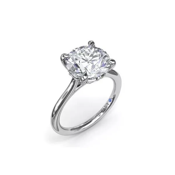 FANA CLASSIC HIDDEN HALO DIAMOND ENGAGEMENT RING Cornell's Jewelers Rochester, NY