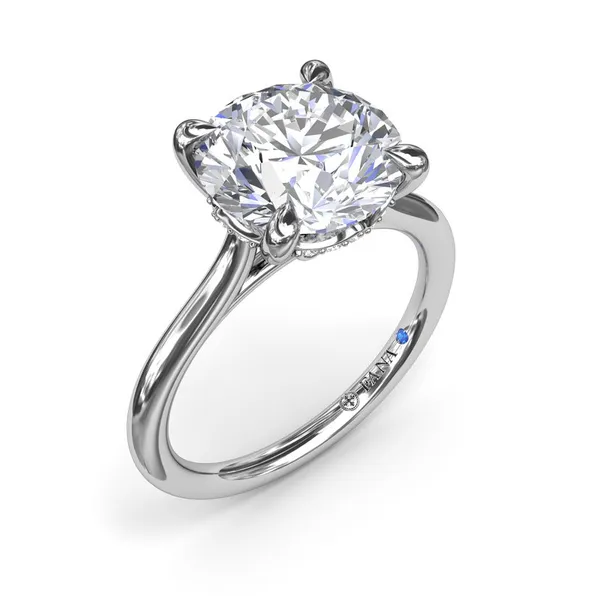 Fana Hidden Halo High Polish Mounting Cornell's Jewelers Rochester, NY