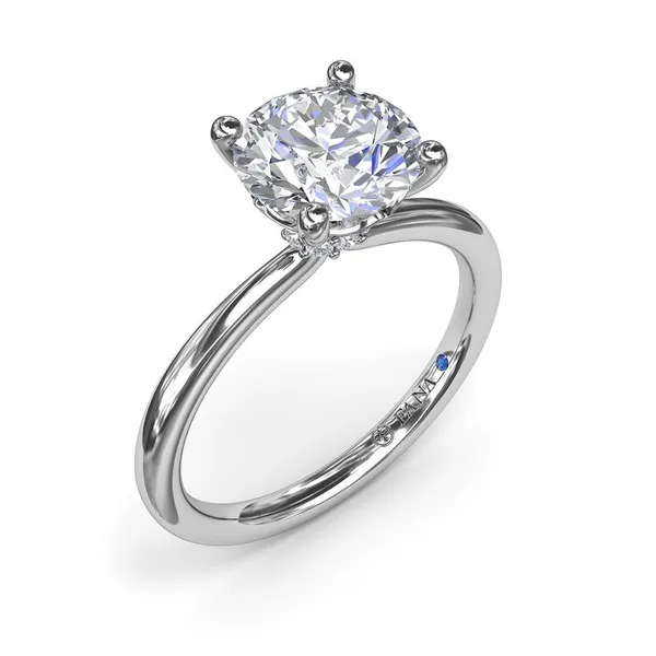 Fana High Polish Engagement Mounting Cornell's Jewelers Rochester, NY