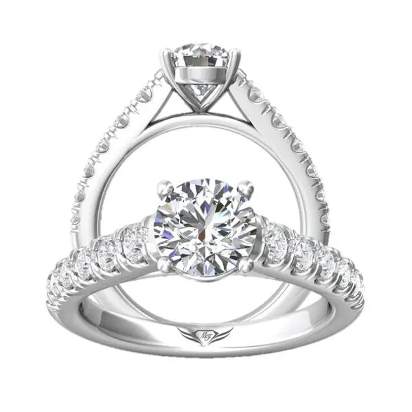 Martin Flyer 14kt White Gold Diamond Mounting Cornell's Jewelers Rochester, NY