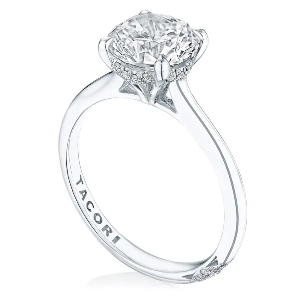 Tacori Platinum Hidden Halo Engagement Ring Cornell's Jewelers Rochester, NY