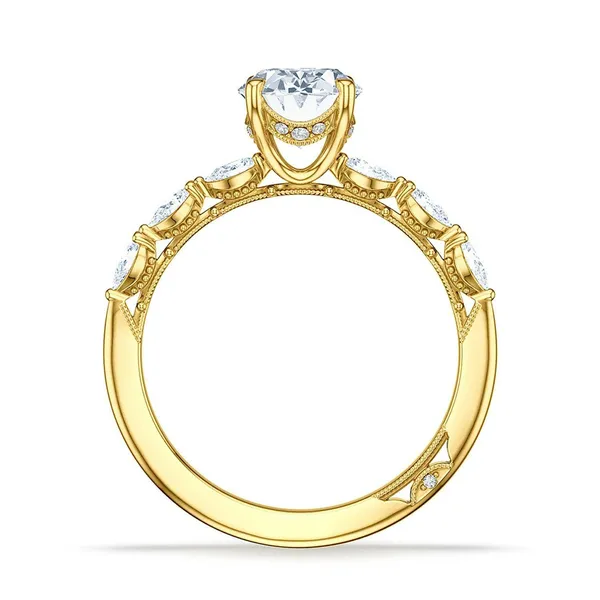Tacori 18Kt Yellow Gold Diamond Engagement Ring Image 2 Cornell's Jewelers Rochester, NY