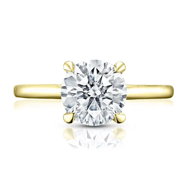Tacori 18Kt Yellow Gold And Platinum Simply Tacori Solitaire Engagement Ring Cornell's Jewelers Rochester, NY