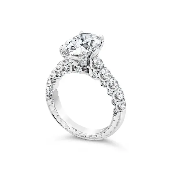 Jack Kelege Cathedral Mounting Cornell's Jewelers Rochester, NY