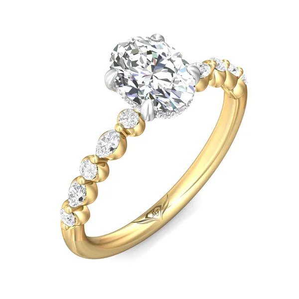 14Kt Yellow And White Gold Diamond Mounting Cornell's Jewelers Rochester, NY