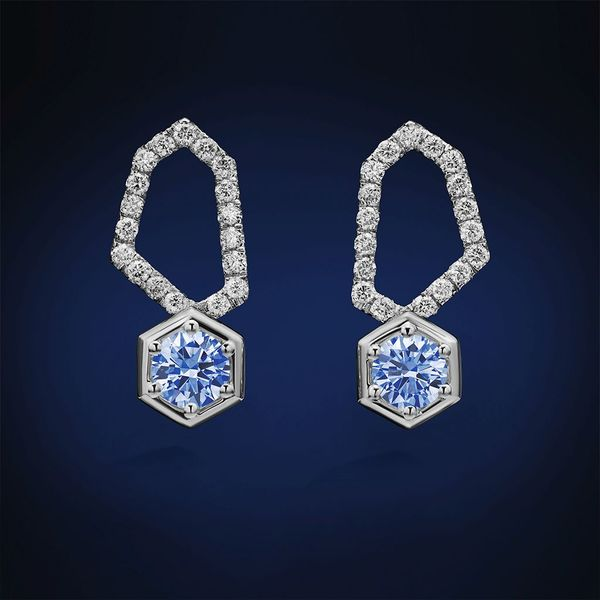 Diamond Earrings Image 2 Cornell's Jewelers Rochester, NY