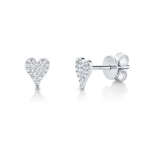 SHY CREATION HEART STUD EARRINGS Cornell's Jewelers Rochester, NY