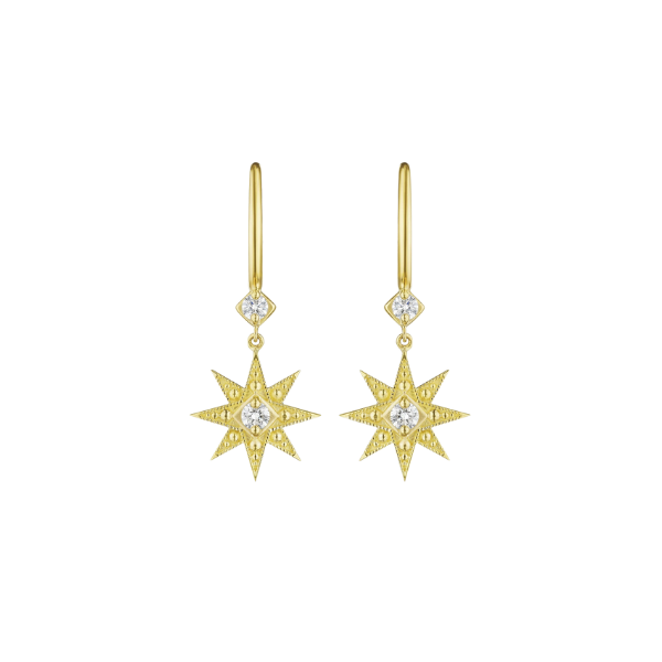 Penny Preville Petite Star Drop Earrings Cornell's Jewelers Rochester, NY