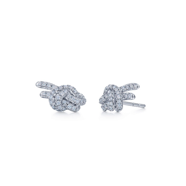 Kwiat Petite Knot Stud Earrings Cornell's Jewelers Rochester, NY