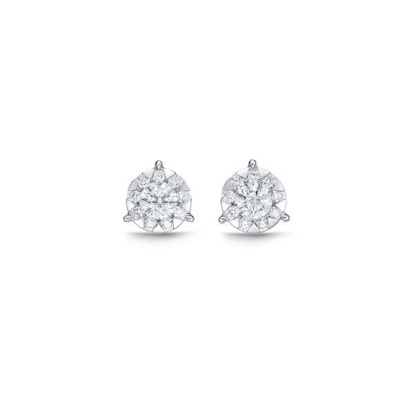 Memoire Bouquet 3-Prong Studs Cornell's Jewelers Rochester, NY