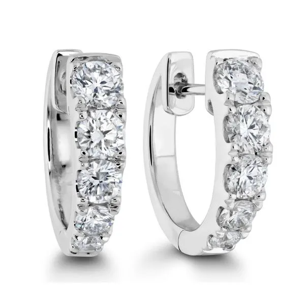 Memoire Diamond Huggie Hoop Cornell's Jewelers Rochester, NY