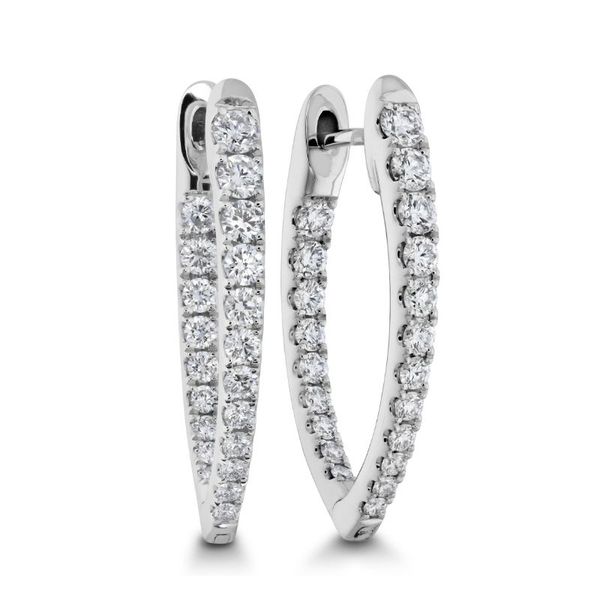 Memoire Imperial Diamond Hoops Cornell's Jewelers Rochester, NY