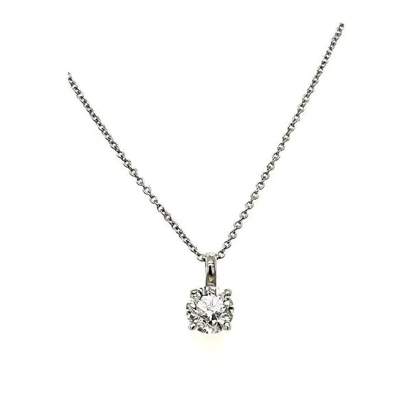 14K White Gold Diamond Solitaire 1.03 CTW Cornell's Jewelers Rochester, NY