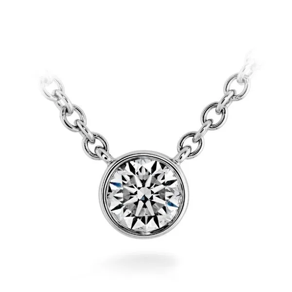 Memoire Solitaire Bezel Pendant Cornell's Jewelers Rochester, NY