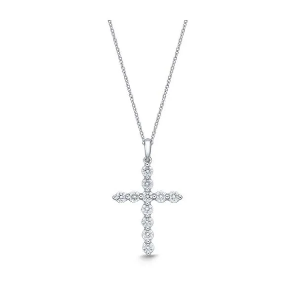 Memoire Diamond Cross Pendant Cornell's Jewelers Rochester, NY