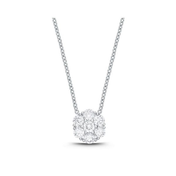 Memoire Floral Diamond Pendant Cornell's Jewelers Rochester, NY
