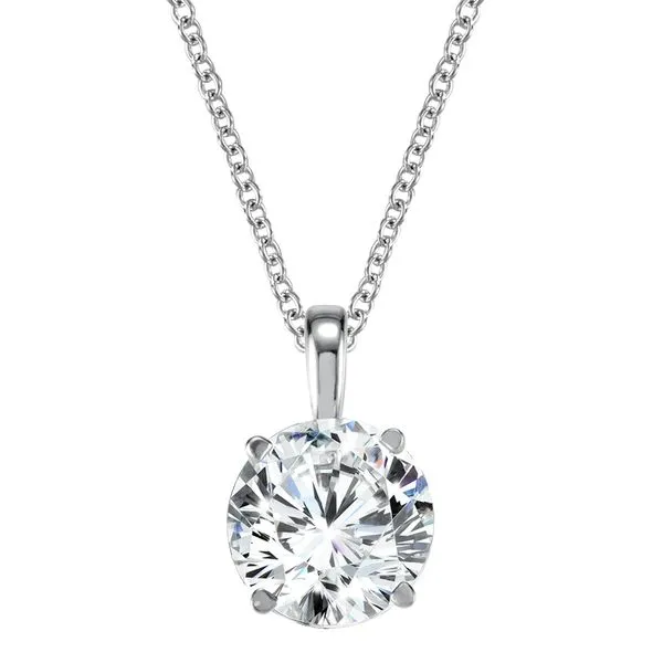 Lab Grown 3.05ct Solitaire Diamond Pendant Cornell's Jewelers Rochester, NY