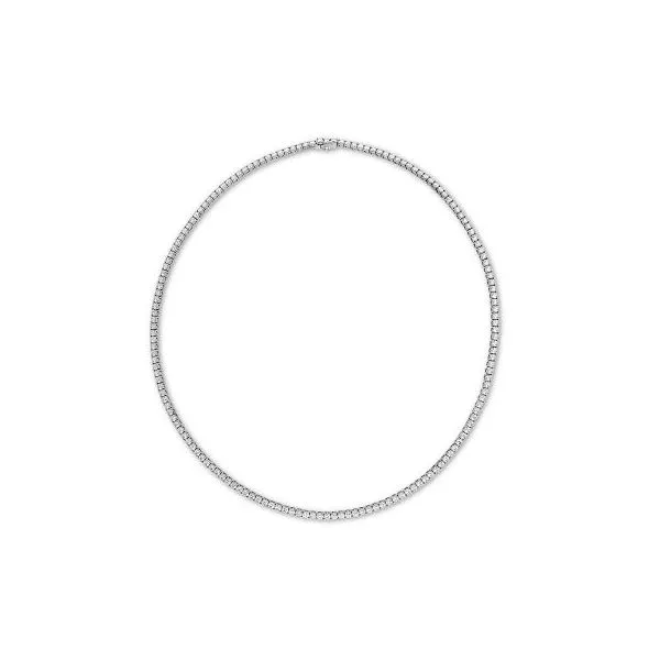 MEMOIRE UNIFORM 4-PRONG LINE NECKLACE Cornell's Jewelers Rochester, NY