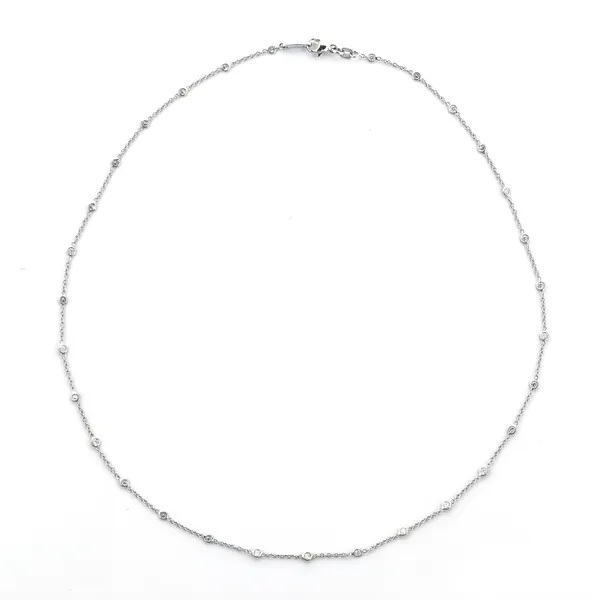 JBSTAR Platinum Bezel Set Diamond By The Yard Cornell's Jewelers Rochester, NY