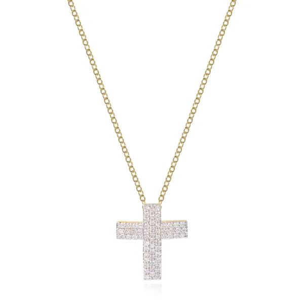 Phillips House Diamond Cross Necklace Cornell's Jewelers Rochester, NY