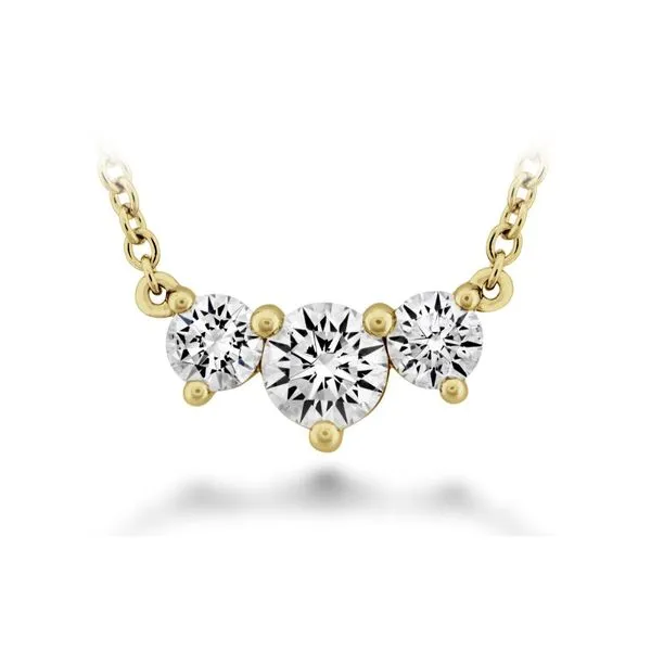 Memoire 3-Stone Diamond Necklace Cornell's Jewelers Rochester, NY