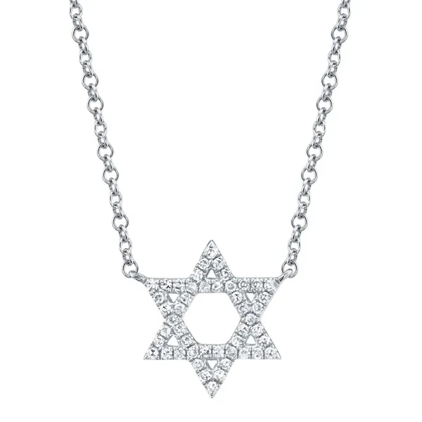 Cornells Collection Star of David Diamond Necklace Cornell's Jewelers Rochester, NY