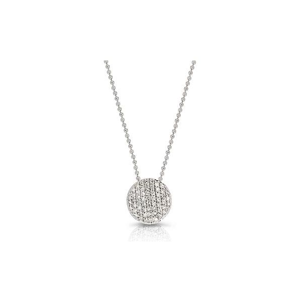 Phillips House Mini Infinity Pavé Disc Necklace Cornell's Jewelers Rochester, NY