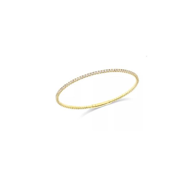 14K Yellow Gold Diamond Flex Bangle 1.97 CTW Cornell's Jewelers Rochester, NY