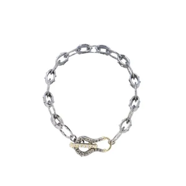 Armenta Textured Horseshoe Link Bracelet Cornell's Jewelers Rochester, NY