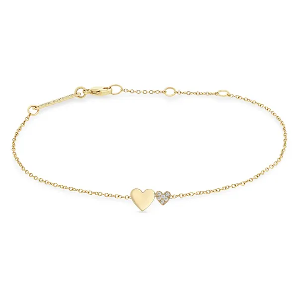 Joined Hearts Diamond Accent Bracelet Cornell's Jewelers Rochester, NY