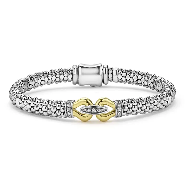 Lagos Two-Tone Diamond Bracelet Cornell's Jewelers Rochester, NY