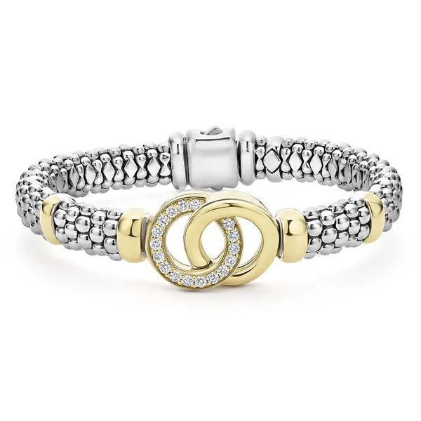 LAGOS Signature Caviar 9mm Diamond Bracelet Cornell's Jewelers Rochester, NY