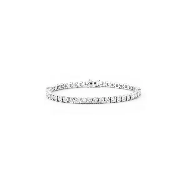 14K White Gold Tennis Bracelet Miracle Mark Diamonds 3.95 CTW Cornell's Jewelers Rochester, NY