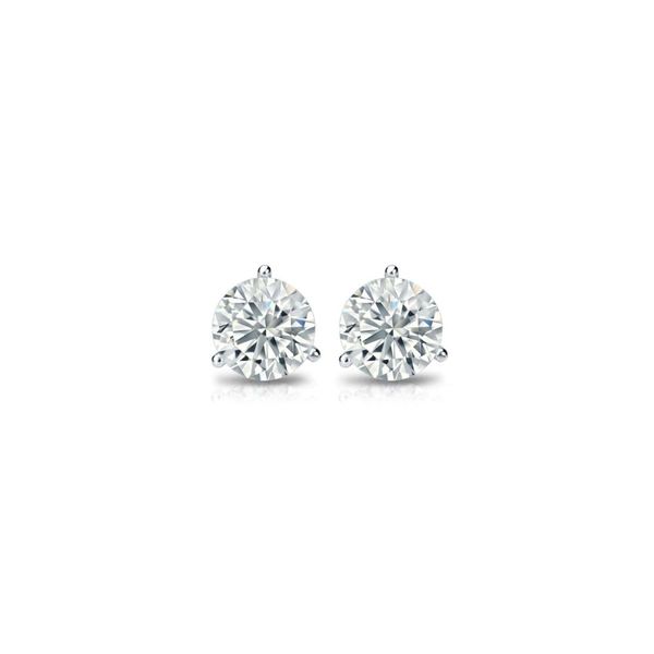 14K White Gold Diamond Stud Earrings .47 CTW Cornell's Jewelers Rochester, NY