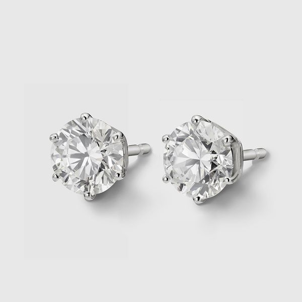 Diamond Stud Earrings Image 3 Cornell's Jewelers Rochester, NY