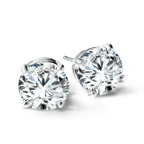 4.00ct Total Weight Lab Grown Diamond Stud Earrings Cornell's Jewelers Rochester, NY