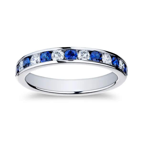 Diamond And Sapphire Band Cornell's Jewelers Rochester, NY