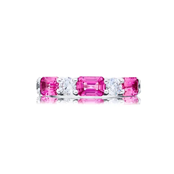 JBSTAR Platinum Alternating Anniversary Band Cornell's Jewelers Rochester, NY
