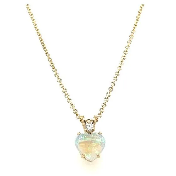 Cornell's Collection Oval Heart Pendant Necklace Cornell's Jewelers Rochester, NY