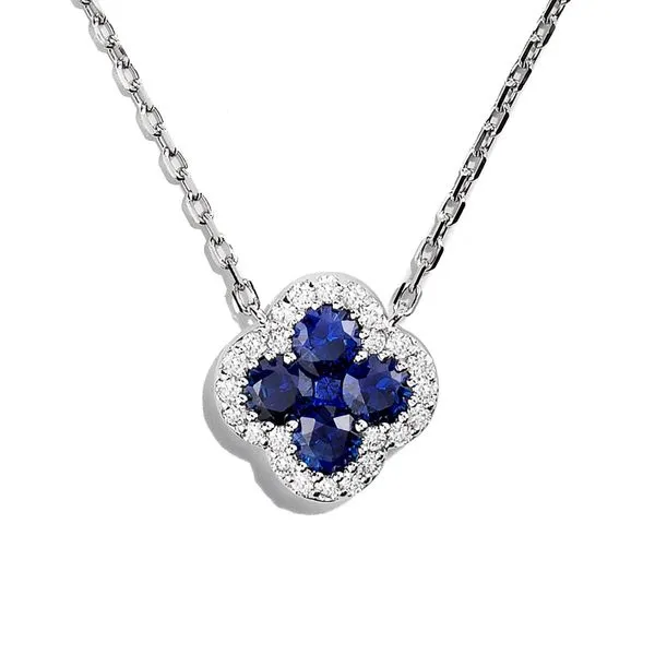 Diamond And Sapphire Pendant Cornell's Jewelers Rochester, NY