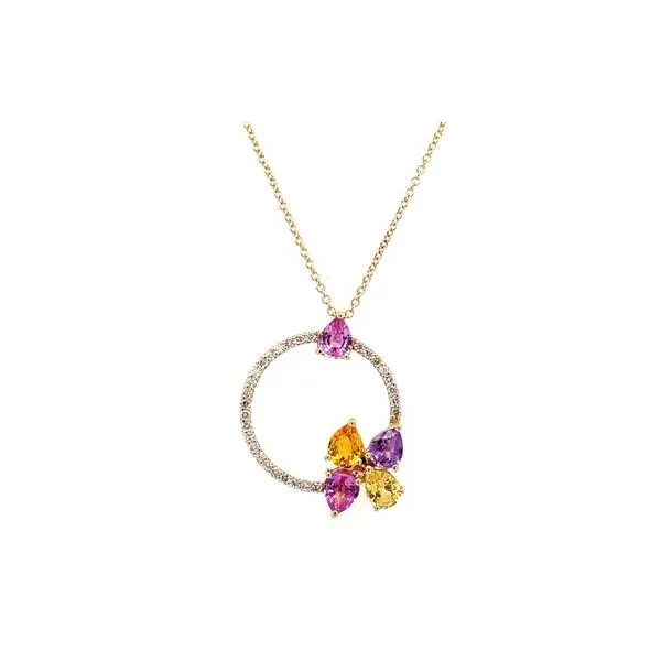 PEJAY CREATIONS MULTI STONE NECKLACE Cornell's Jewelers Rochester, NY